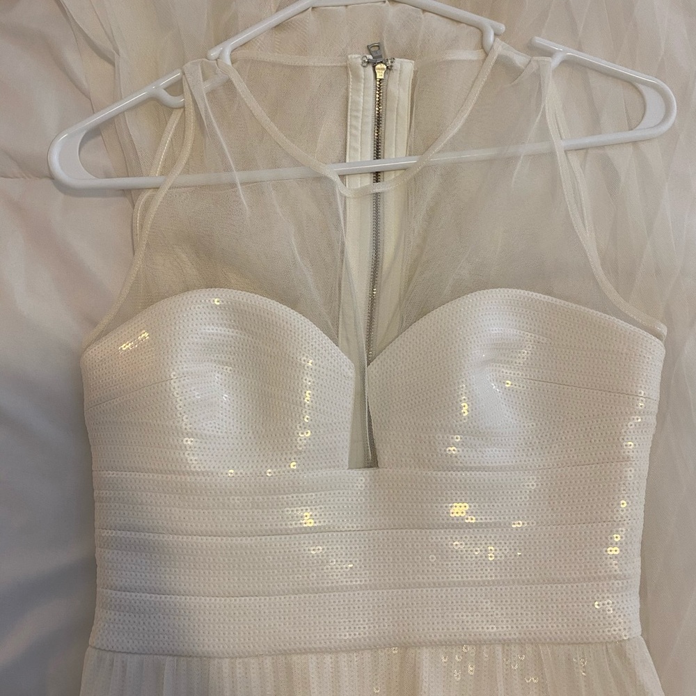 BCBG Wedding/Prom/Formal Party White Dress
